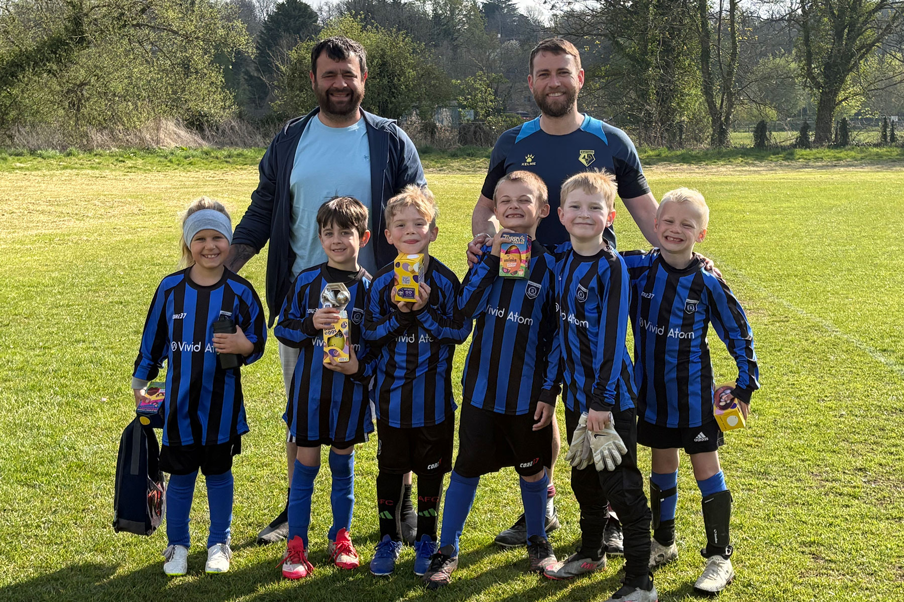 Under 7 Blue Team Photo